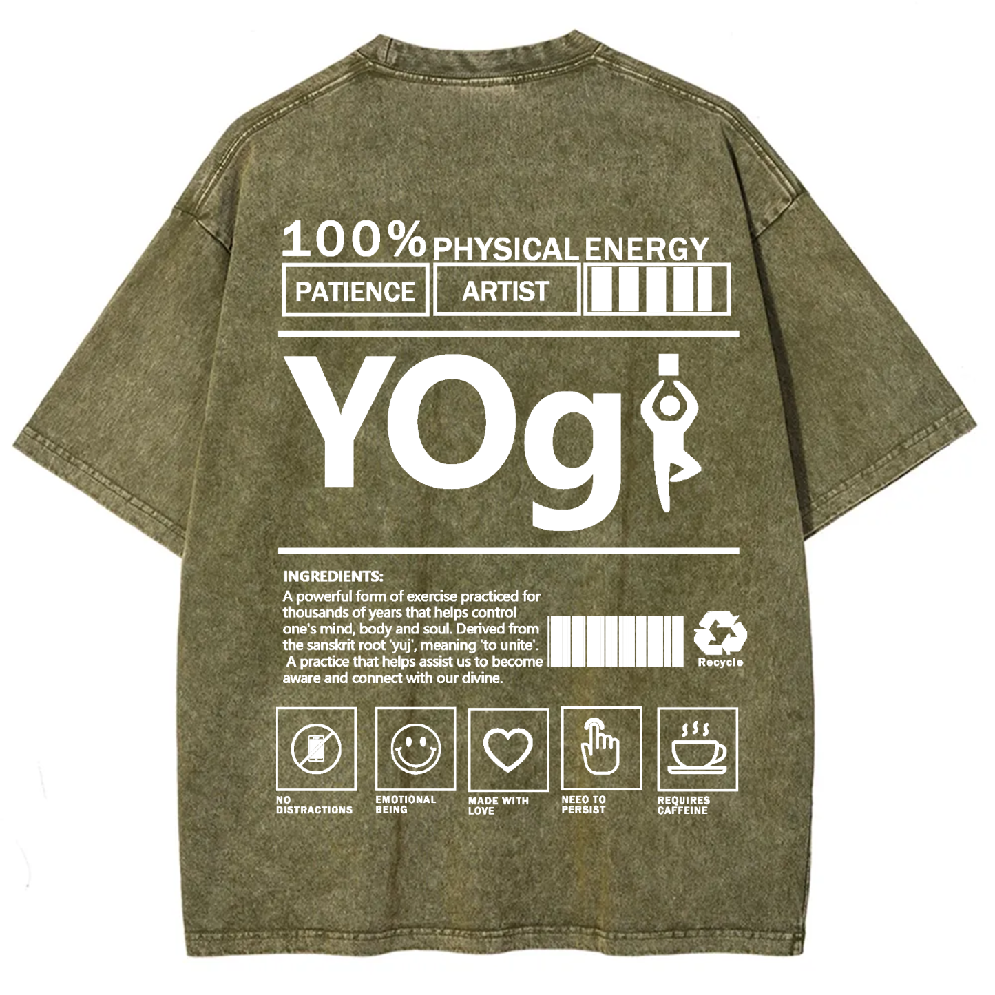 Yogi Solid Color Unisex T-shirt