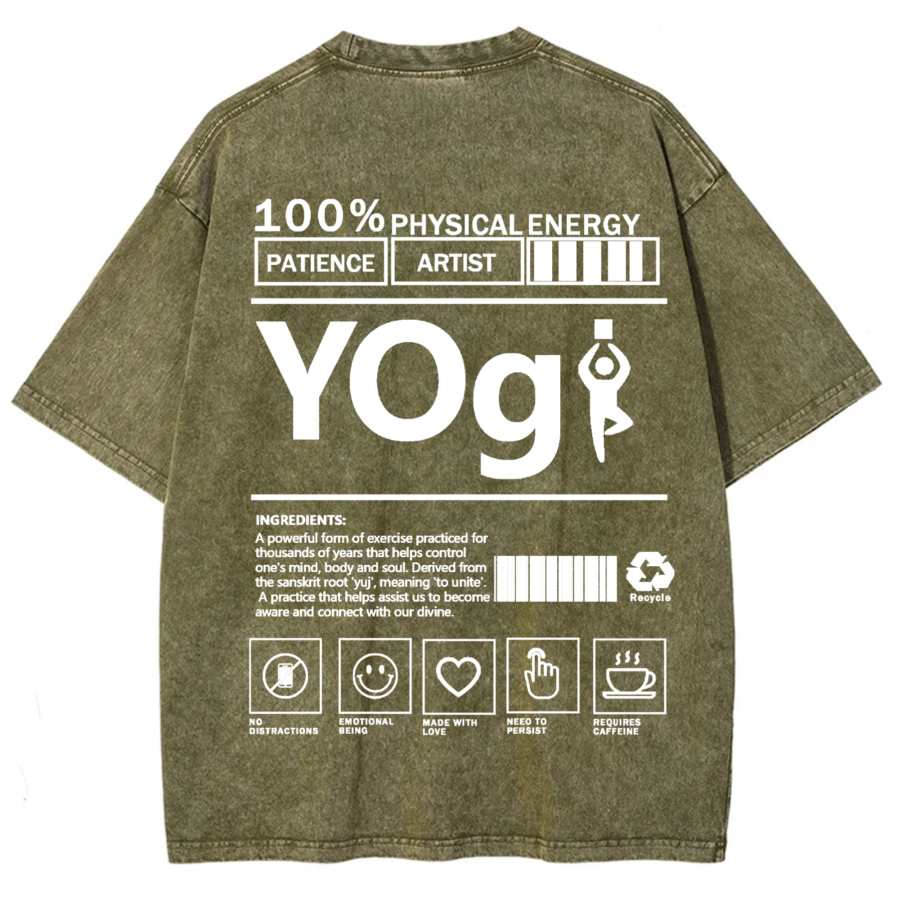 Yogi Solid Color Unisex T-shirt