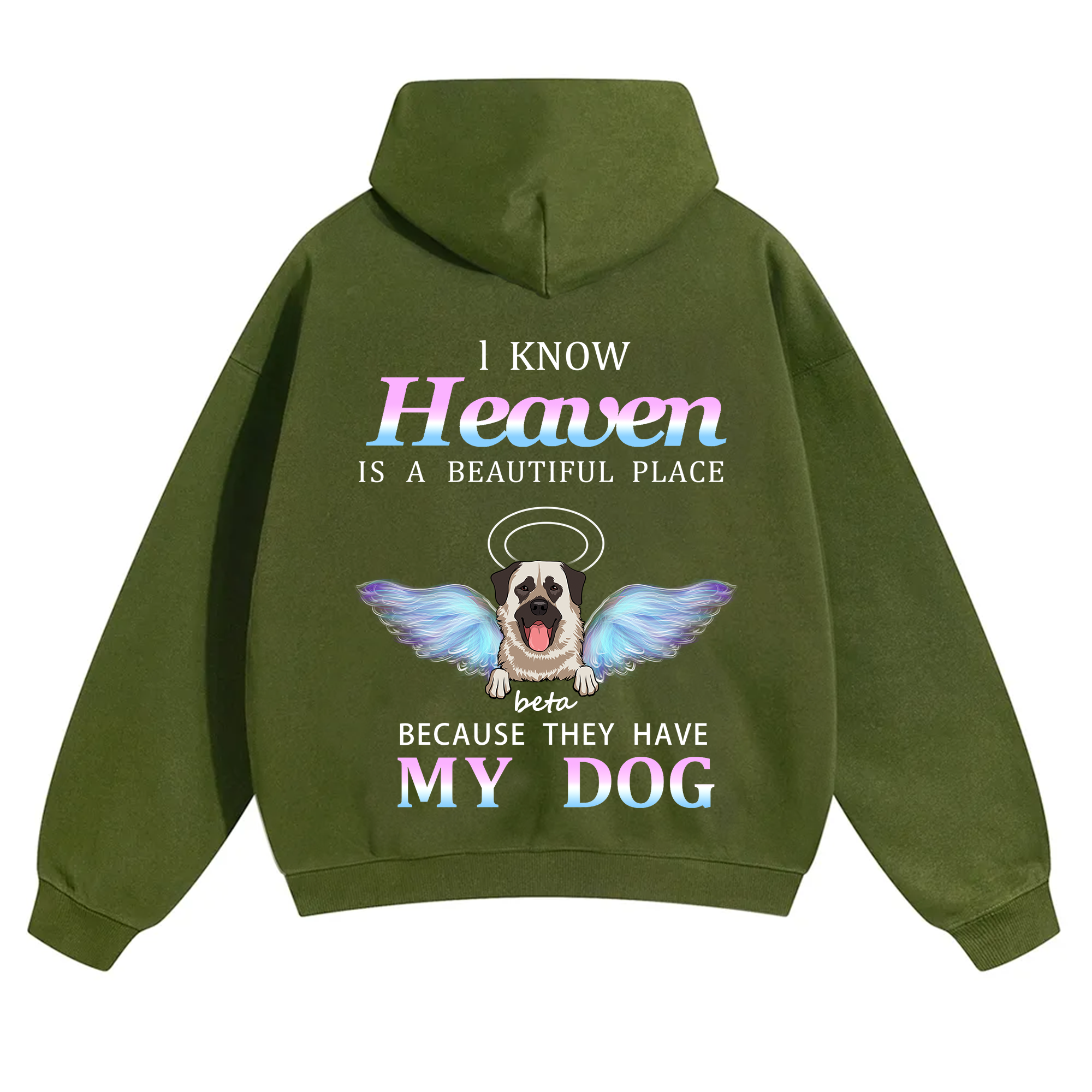 Heaven Is A Beautiful Place - Personalized Custom Unisex Hoodie