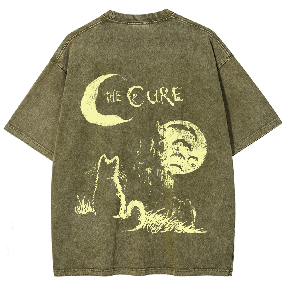  Unisex Vintage Washed The Cure Tank Top T-Shirt