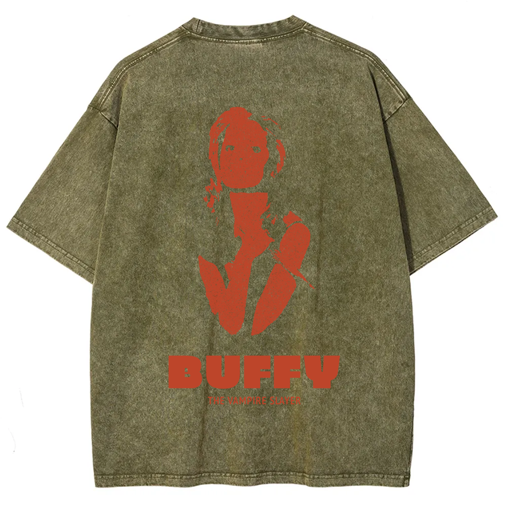 Buffy The Vampire Slayer TV Series Vintage Washed T-Shirt