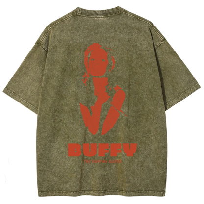 Buffy The Vampire Slayer TV Series Vintage Washed T-Shirt