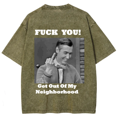 Fuck You Print Casual T-Shirt