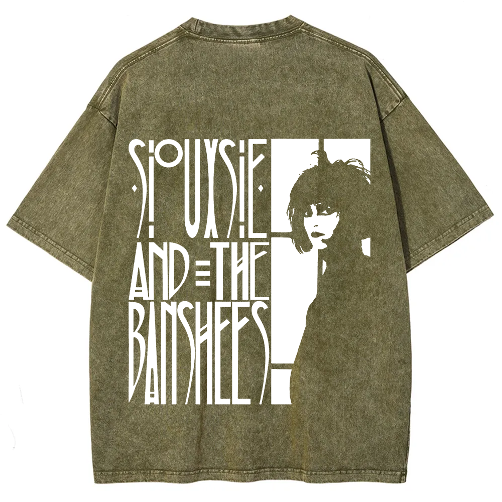 Unisex Vintage Washed Siouxsie and the Banshees T-Shirt