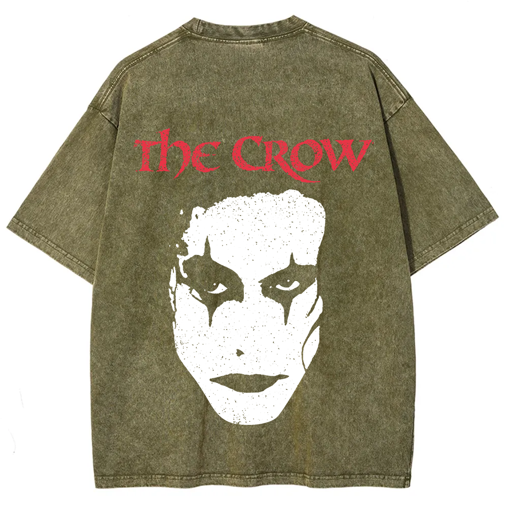 Unisex Vintage Washed The Crow T-Shirt