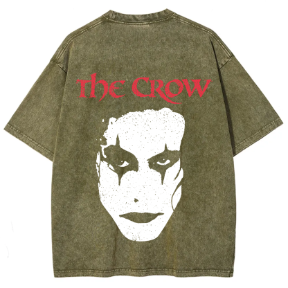 Unisex Vintage Washed The Crow T-Shirt