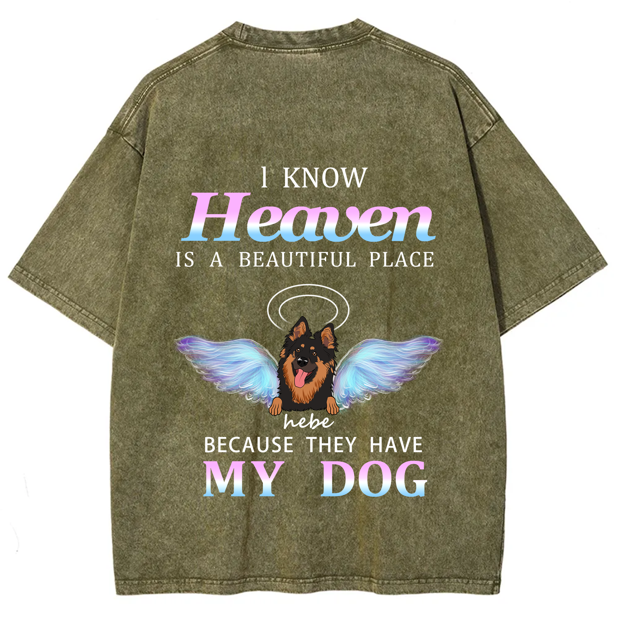 Heaven Is A Beautiful Place - Personalized Custom Unisex T-shirt