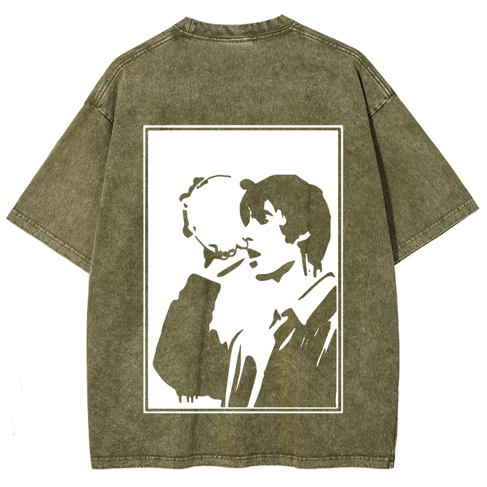 Oasis Band Vintage Washed T-Shirt