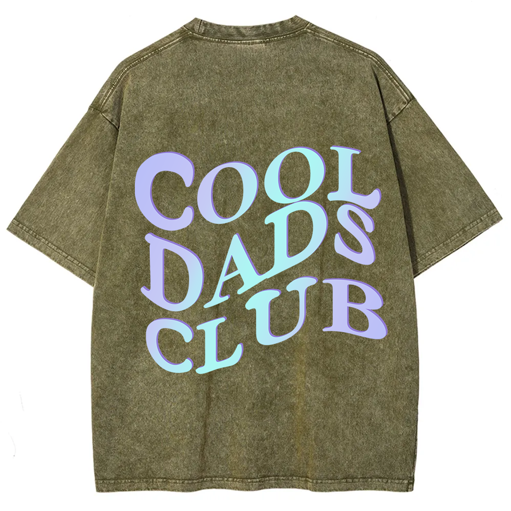Cool Dads Club Snowflake Vintage Cotton T-Shirt