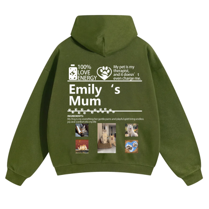 Pets Photos Creative Customized Unisex Hoodie