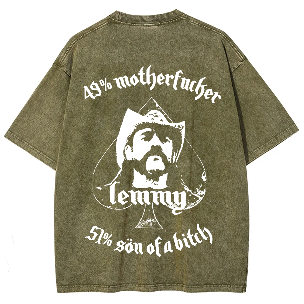  Motörhead Vintage Washed Lemmy Motorhead t-Shirt