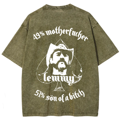  Motörhead Vintage Washed Lemmy Motorhead t-Shirt