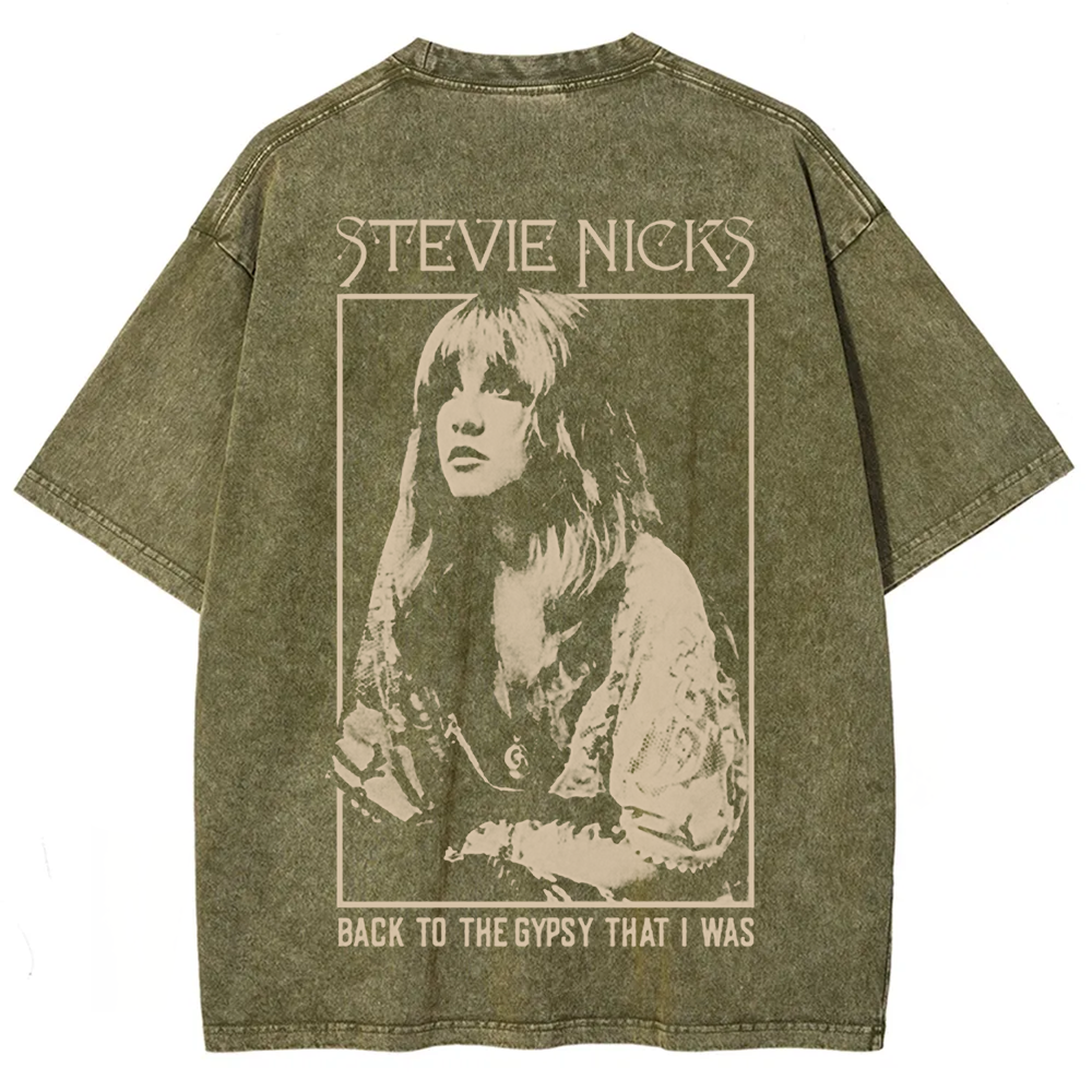 Stevie Nicks Singer Vintage Washed t-Shirt
