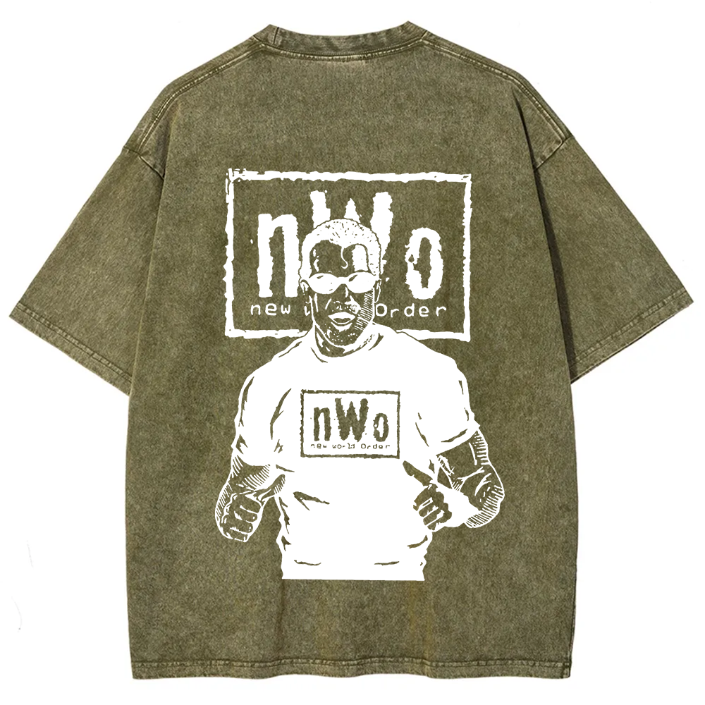 Wrestling Washed New World Order WWE t-Shirt