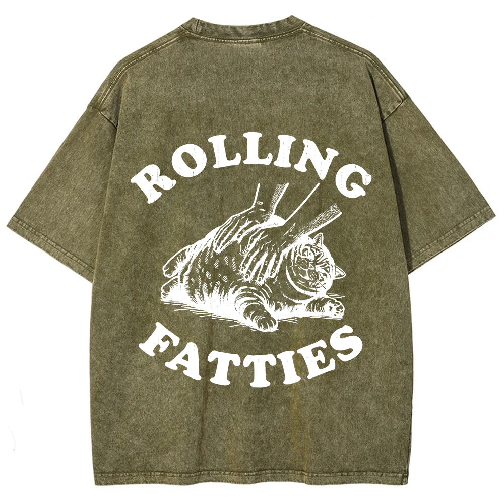 Unisex Rolling Fatties Print Classic t-Shirt