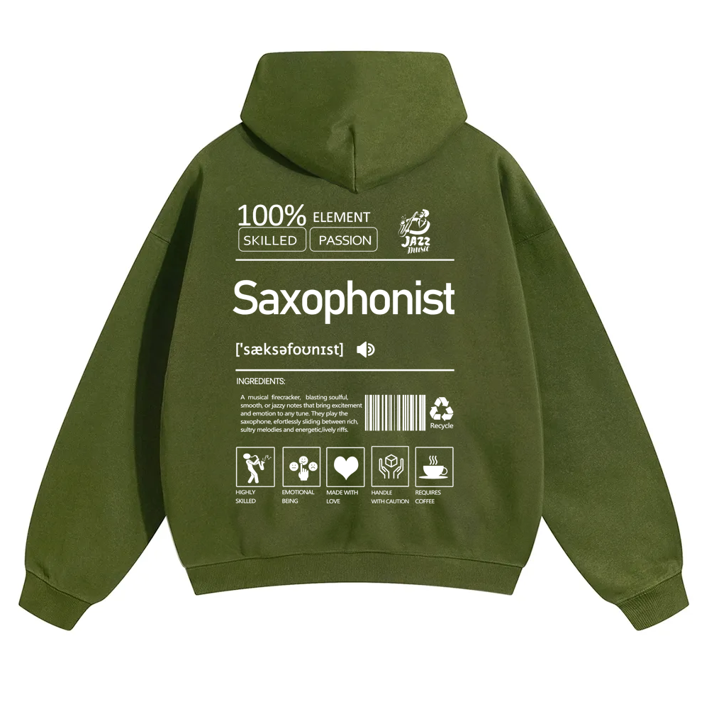 Saxophonist Unisex  Hoodie wearishow