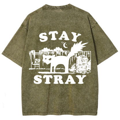 Stray Cat Funny Retro Graphic Unisex Classic t-Shirt