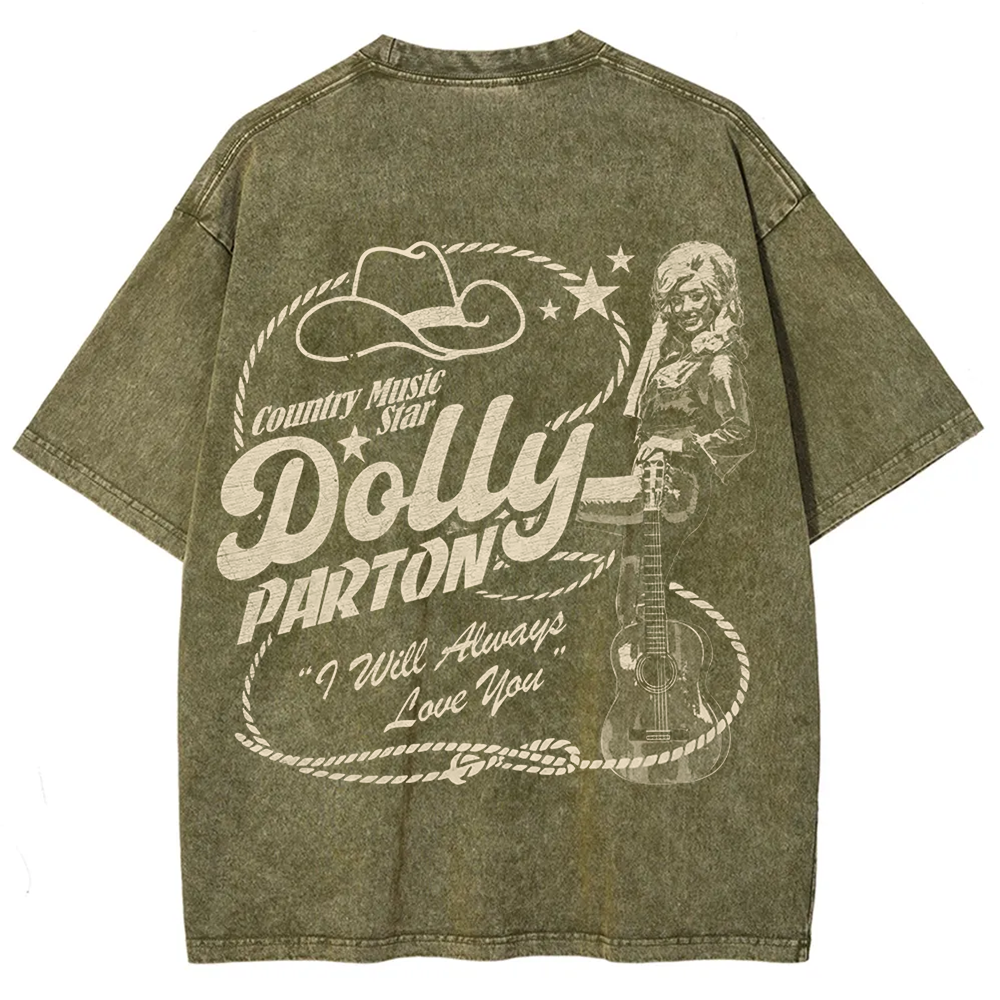 Dolly Parton Singer Washed t-Shirt