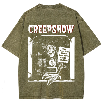 Unisex Washed  Creepshow Horror Movie t-Shirt