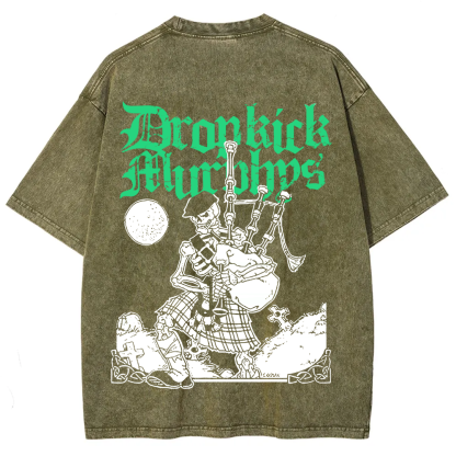 Dropkick Murphys Band Washed t-Shirt