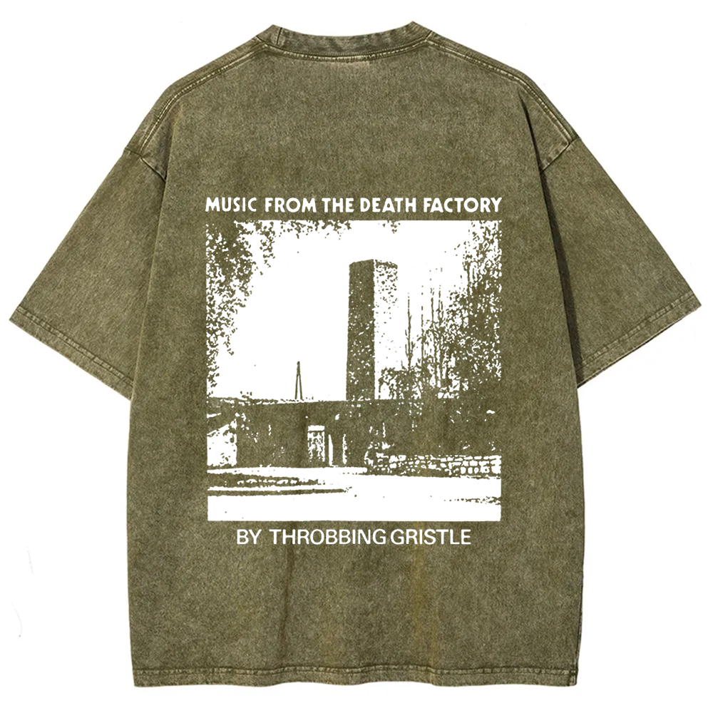 Music From The Death Factory - Throbbing Gristle Band t-Shirt
