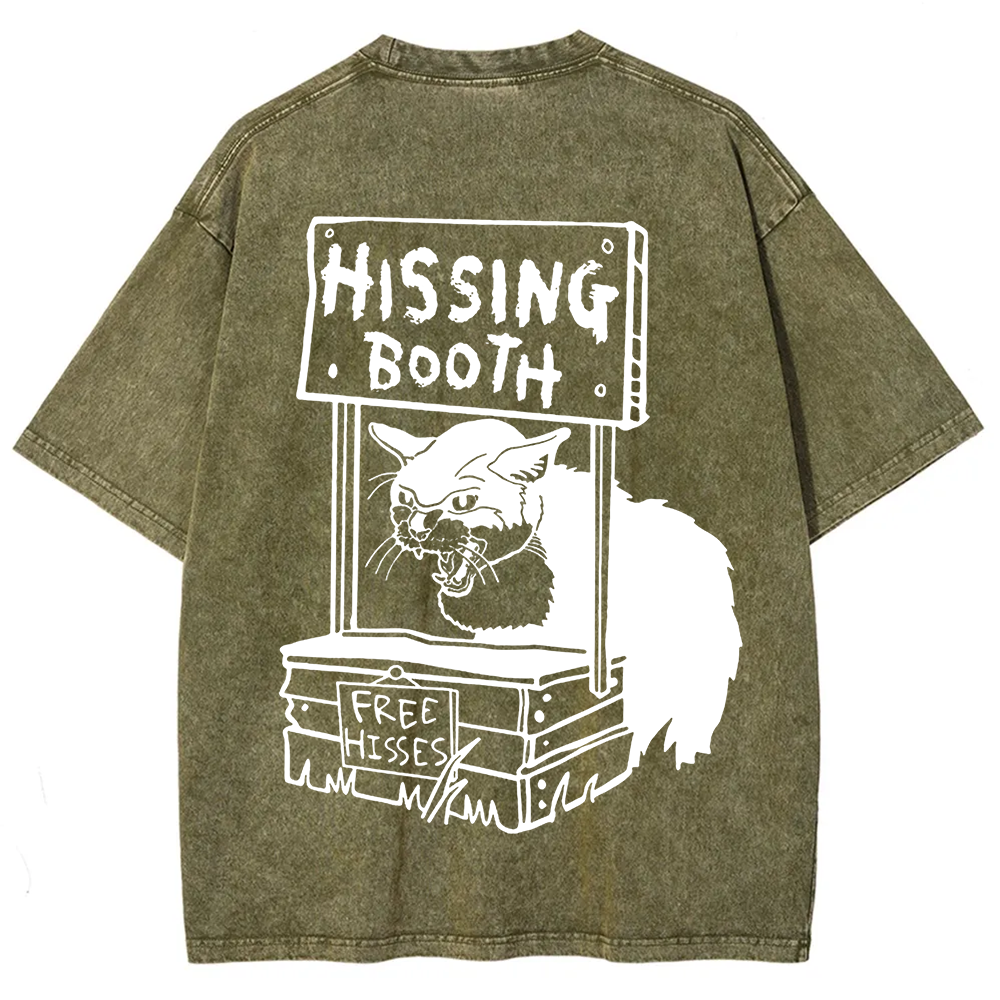 Unisex Cat pattern print t-Shirt