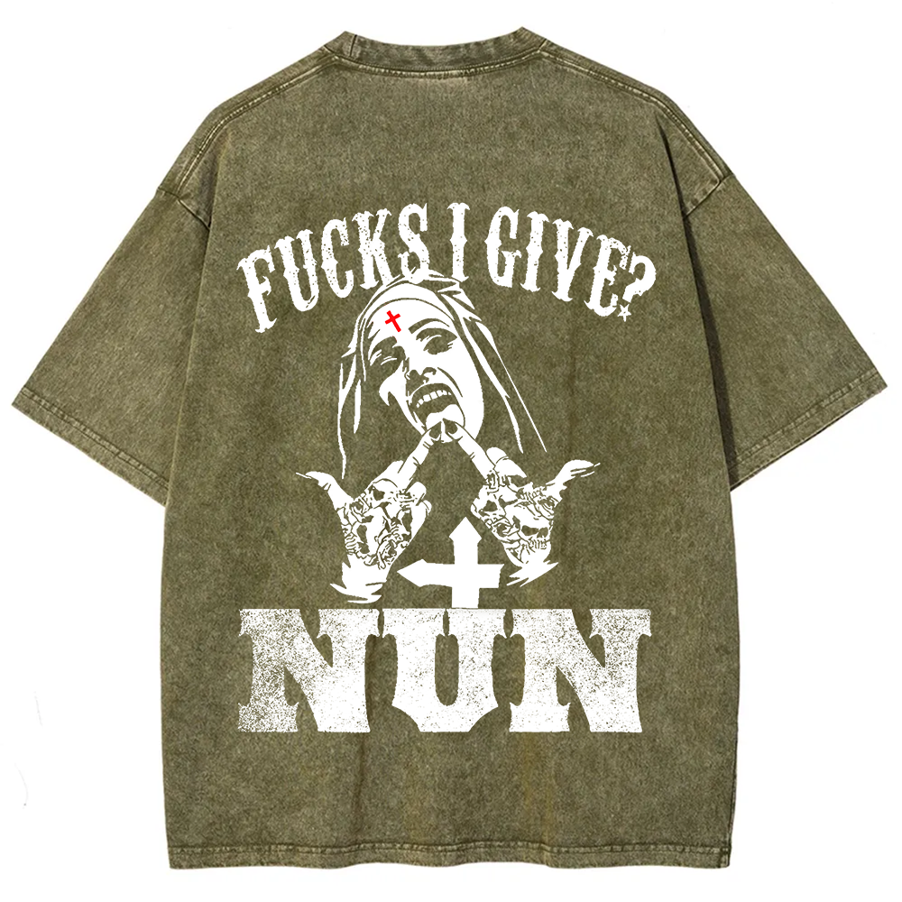 Unholy Nun Fucks Given Nun Unisex Classic Tank Top t-Shirt