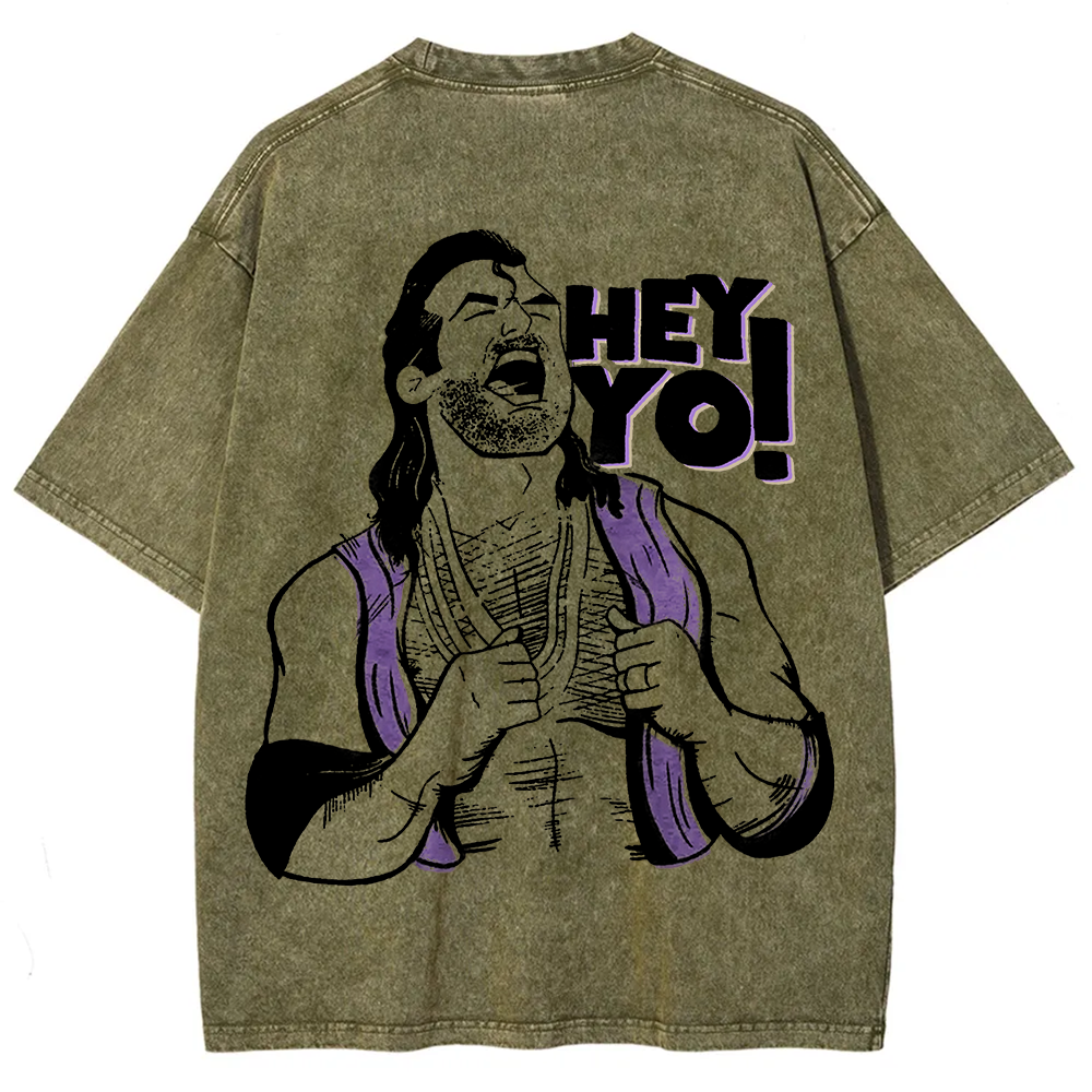 WWE Razor Ramon-Scott Hall HEY YO Casual Printed t-Shirt