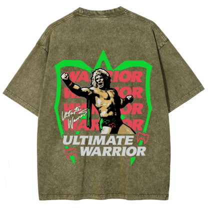 WWE Ultimate Warrior Wrestling Casual Printed t-Shirt