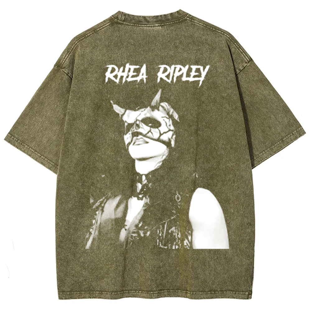 WWE Rhea Ripley The Mask Washed t-Shirt