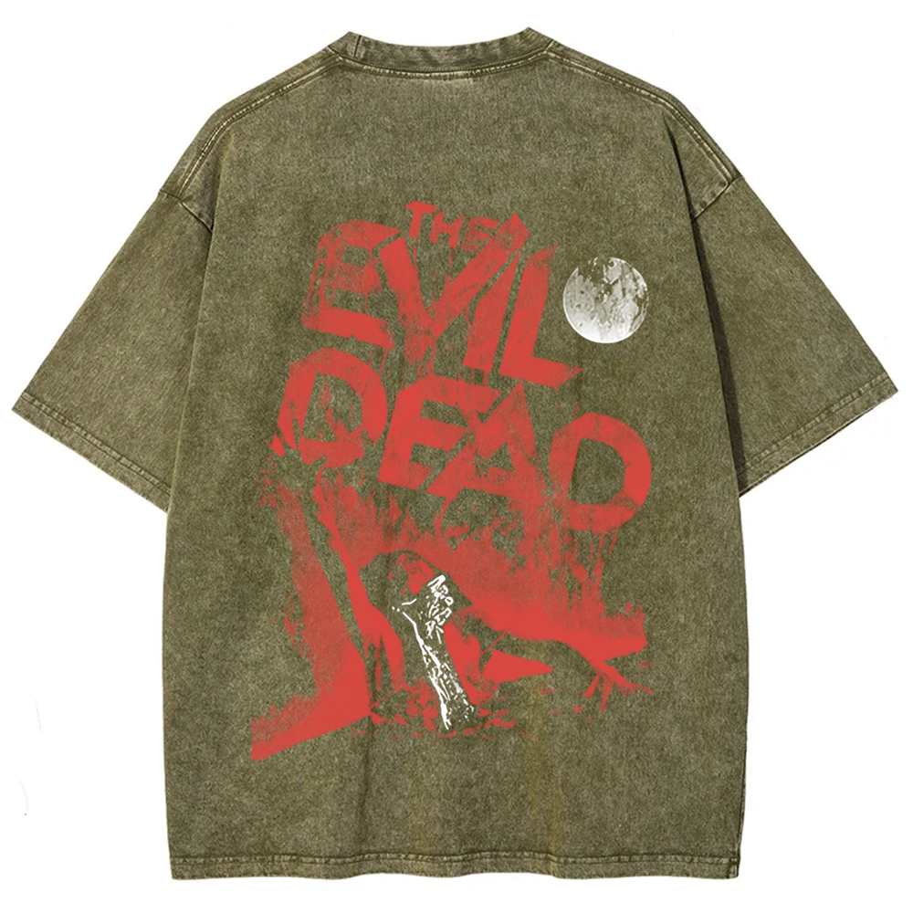 Unisex Vintage Washed  Evil Dead t-Shirt