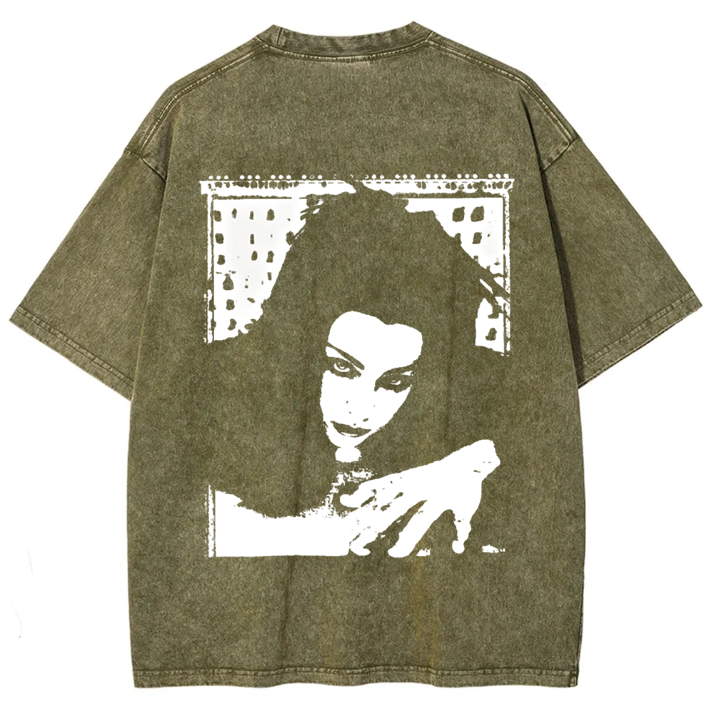 Unisex Vintage Washed Amy Lee Singer t-Shirt