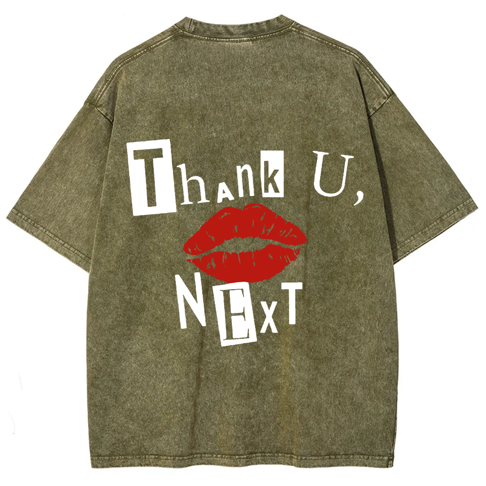 Unisex Vintage Washed Ariana Grande Singer t-Shirt