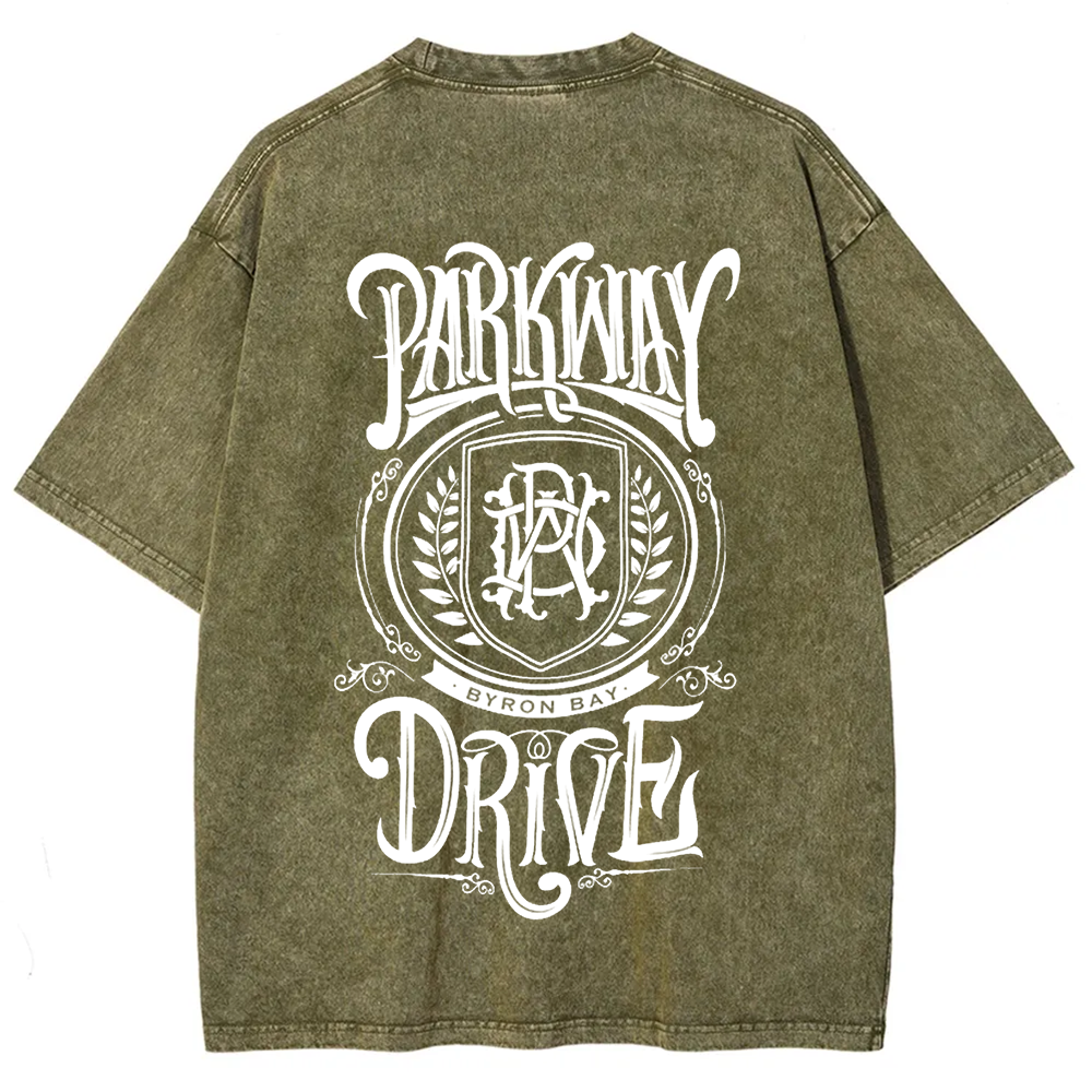Unisex Vintage Washed  Parkway Drive Band t-Shirt