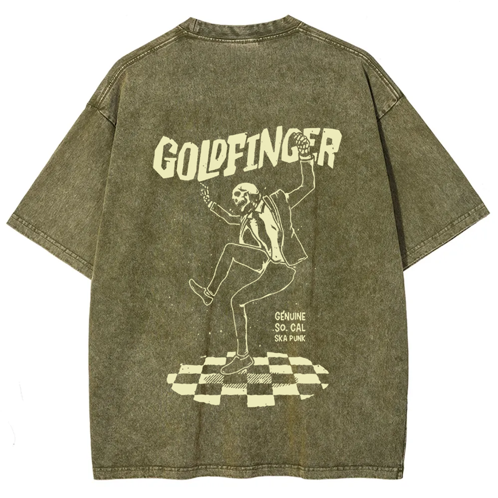 Unisex Vintage Goldfinger Band t-Shirt