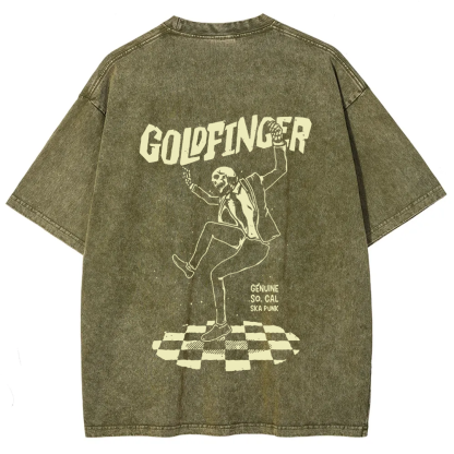 Unisex Vintage Goldfinger Band t-Shirt