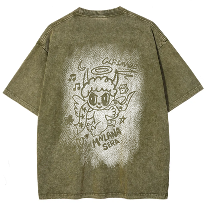 Unisex Vintage Angel Graphic t-Shirt