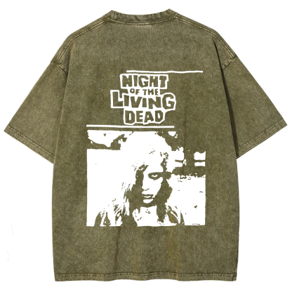 Unisex Vintage  Night of the living dead 1990 horror movie t-Shirt