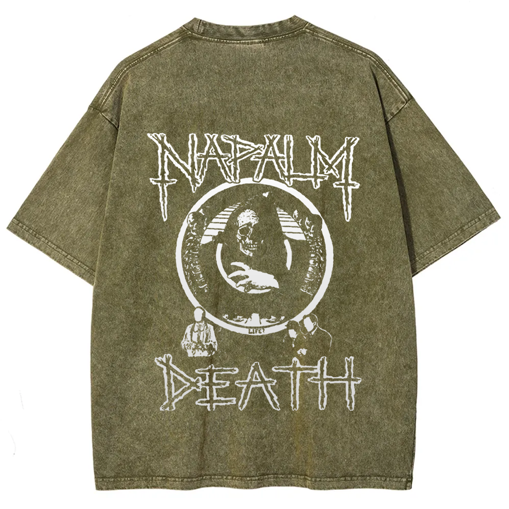 Unisex Vintage  Napalm Death Ban  t-Shirt