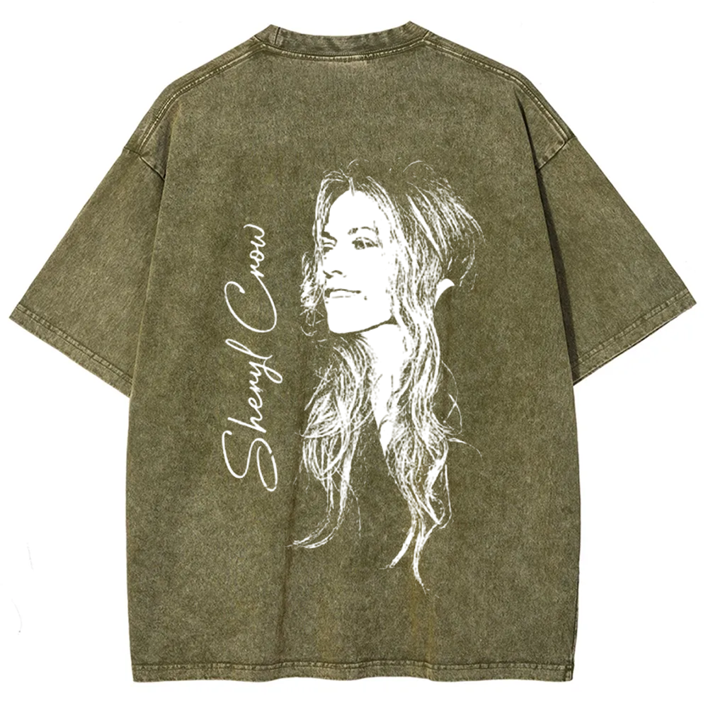 Unisex Vintage  Sheryl Crow Singer t-Shirt