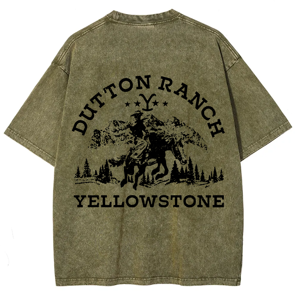 Unisex Vintage Yellowstone TV Series Casual Printed t-Shirt