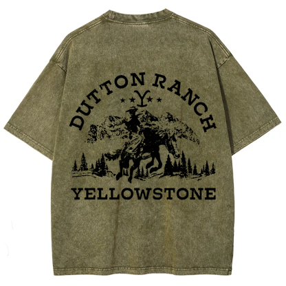 Unisex Vintage Yellowstone TV Series Casual Printed t-Shirt
