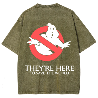 Unisex Vintage  Ghostbusters Horror Movie  t-Shirt