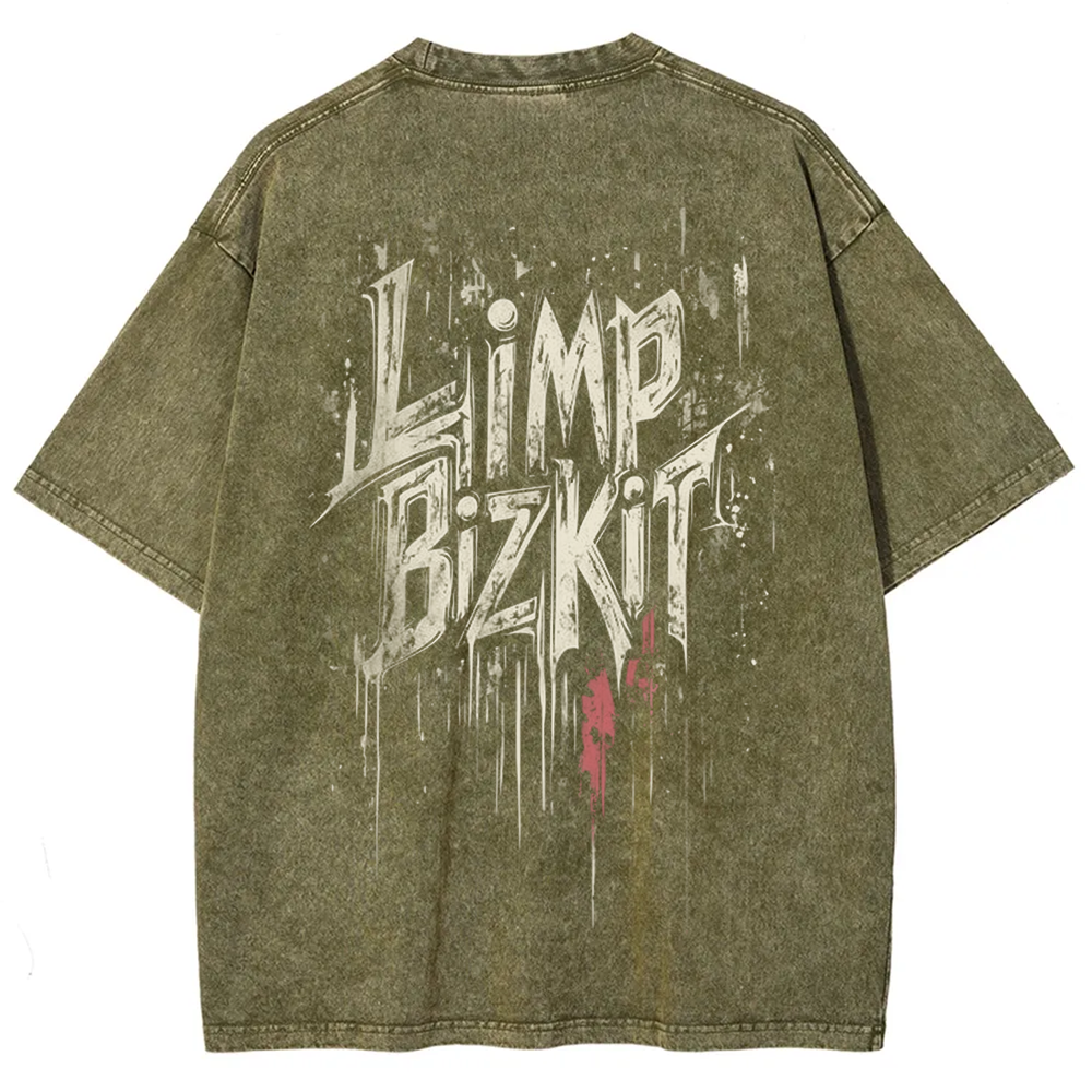 Unisex Vintage  Limp Bizkit Band  t-Shirt