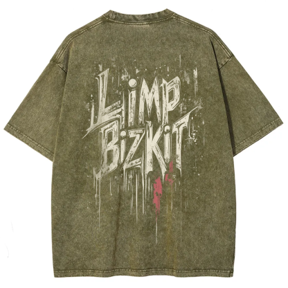 Unisex Vintage  Limp Bizkit Band  t-Shirt