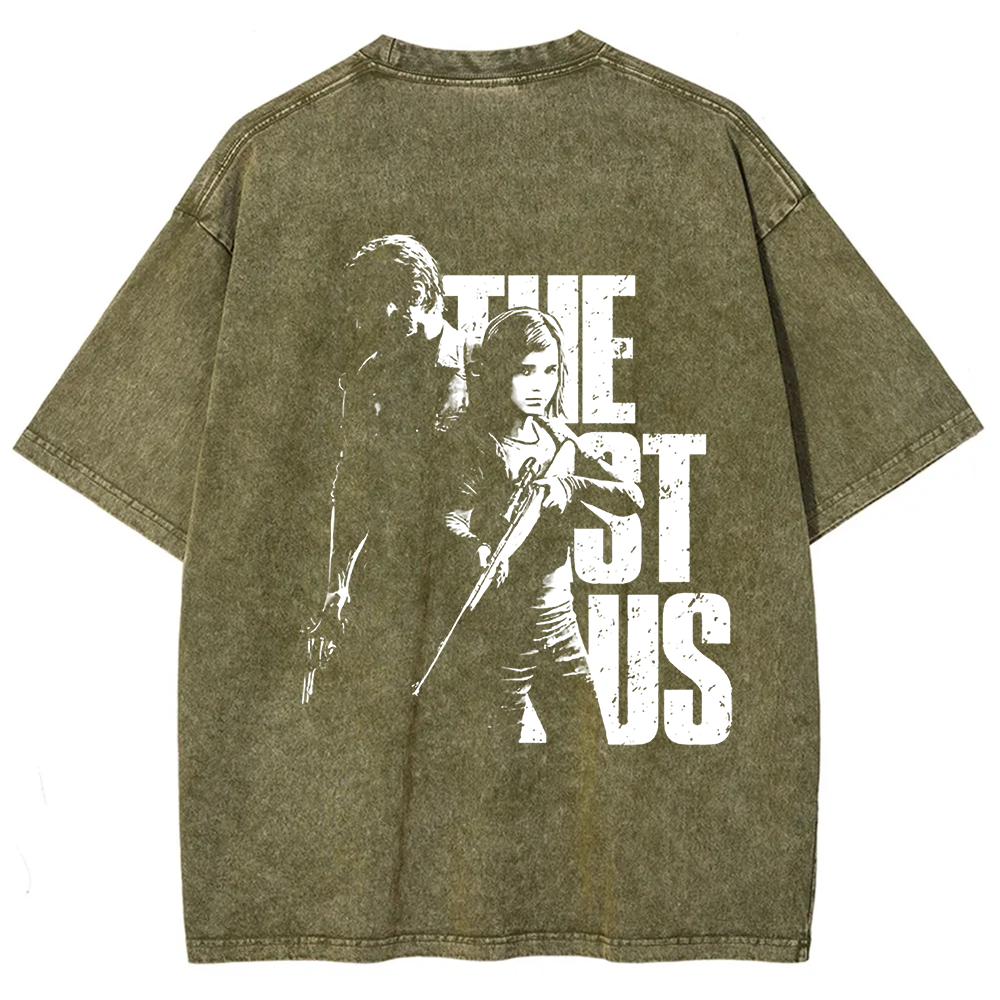 Unisex Vintage The Last of Us Horror Game Movie t-Shirt