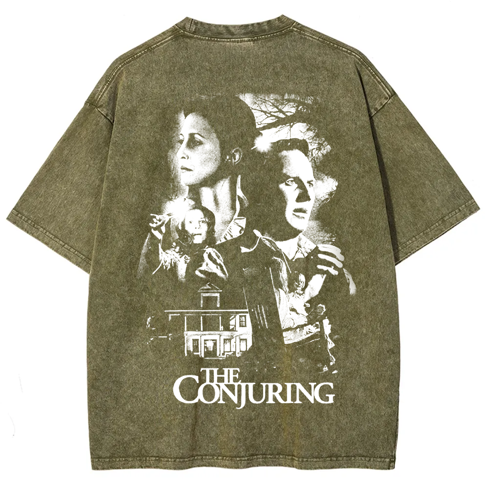 Unisex Vintage The Conjuring Horror Movie t-Shirt