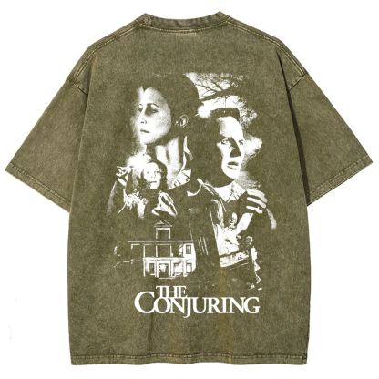 Unisex Vintage The Conjuring Horror Movie t-Shirt