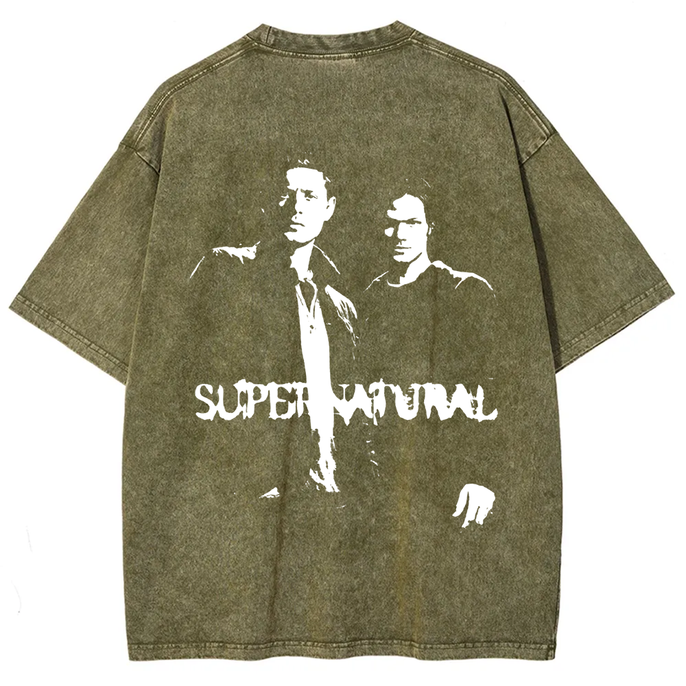 Unisex Vintage  Supernatural TV show t-Shirt