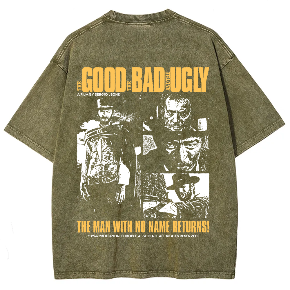 Unisex Vintage  The good, the bad and the ugly movie t-Shirt